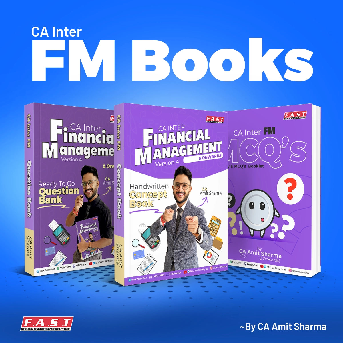 CA Inter Cost FM and SM Books