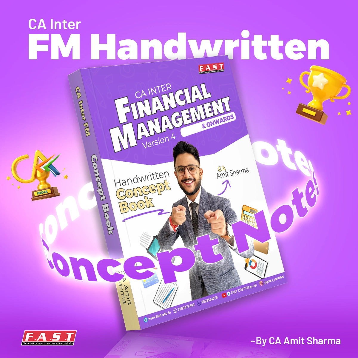 CA Inter Cost FM and SM Books