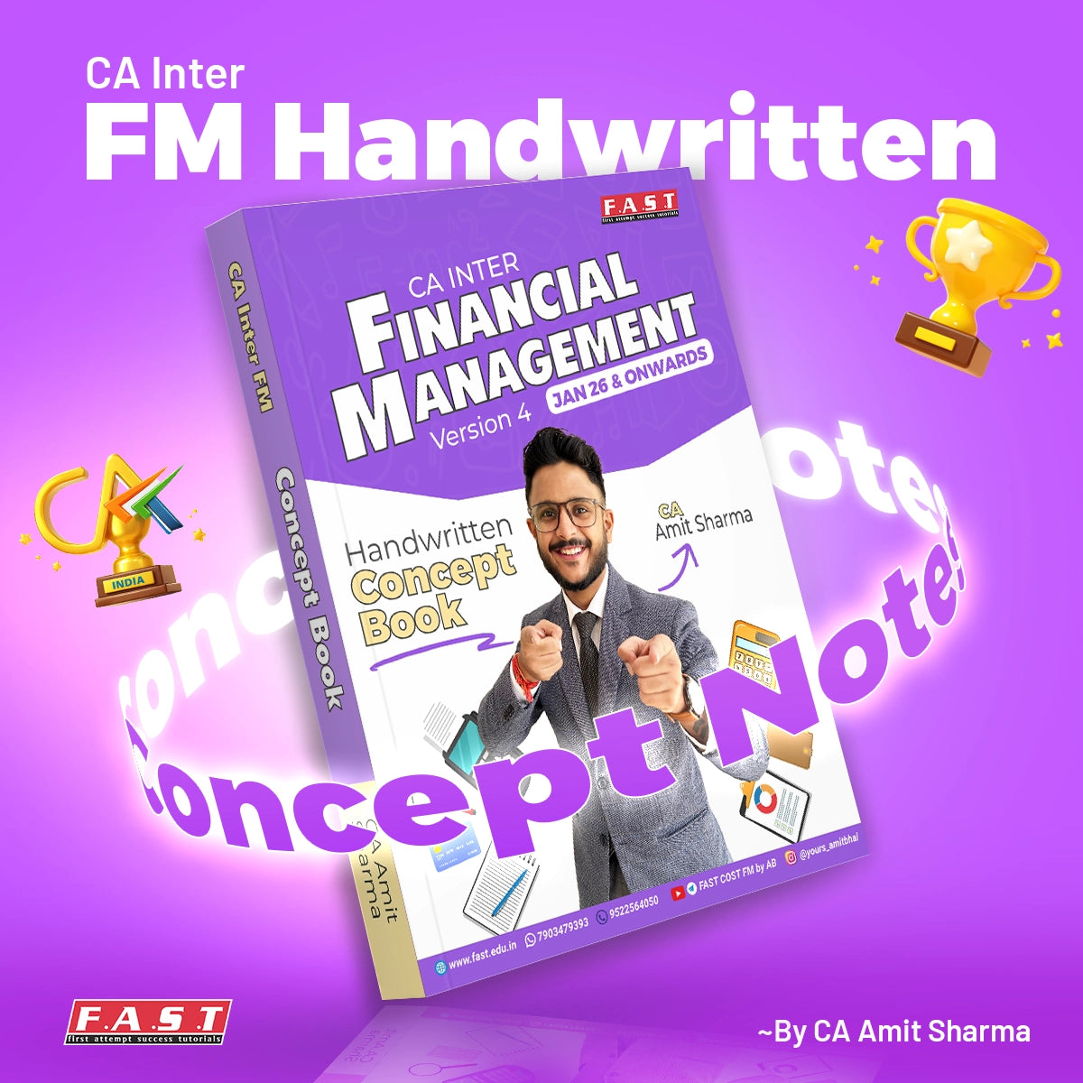 CA Inter Cost FM and SM Books
