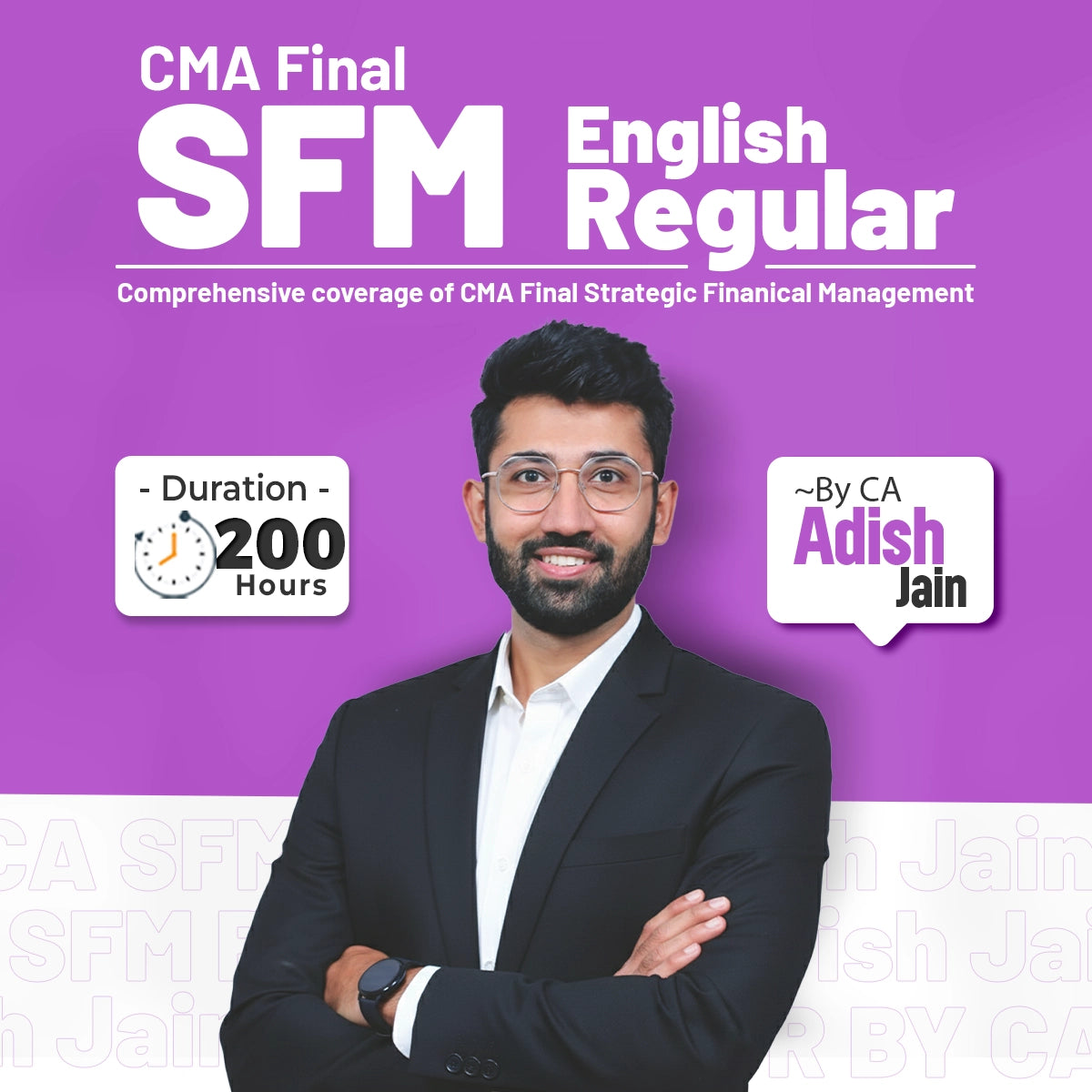 CMA Final SFM Full English Batch