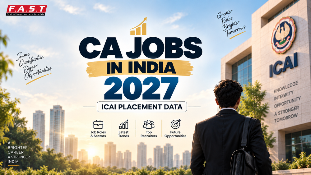 CA Jobs in India 2027 : Latest ICAI Data, Job Roles & Career Options