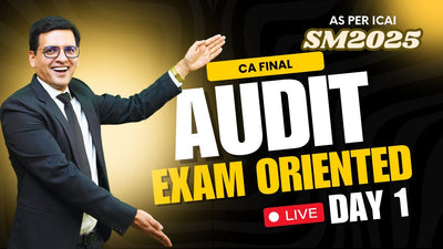 CA Final Audit EO Lecture 1 by CA Sarthak Jain