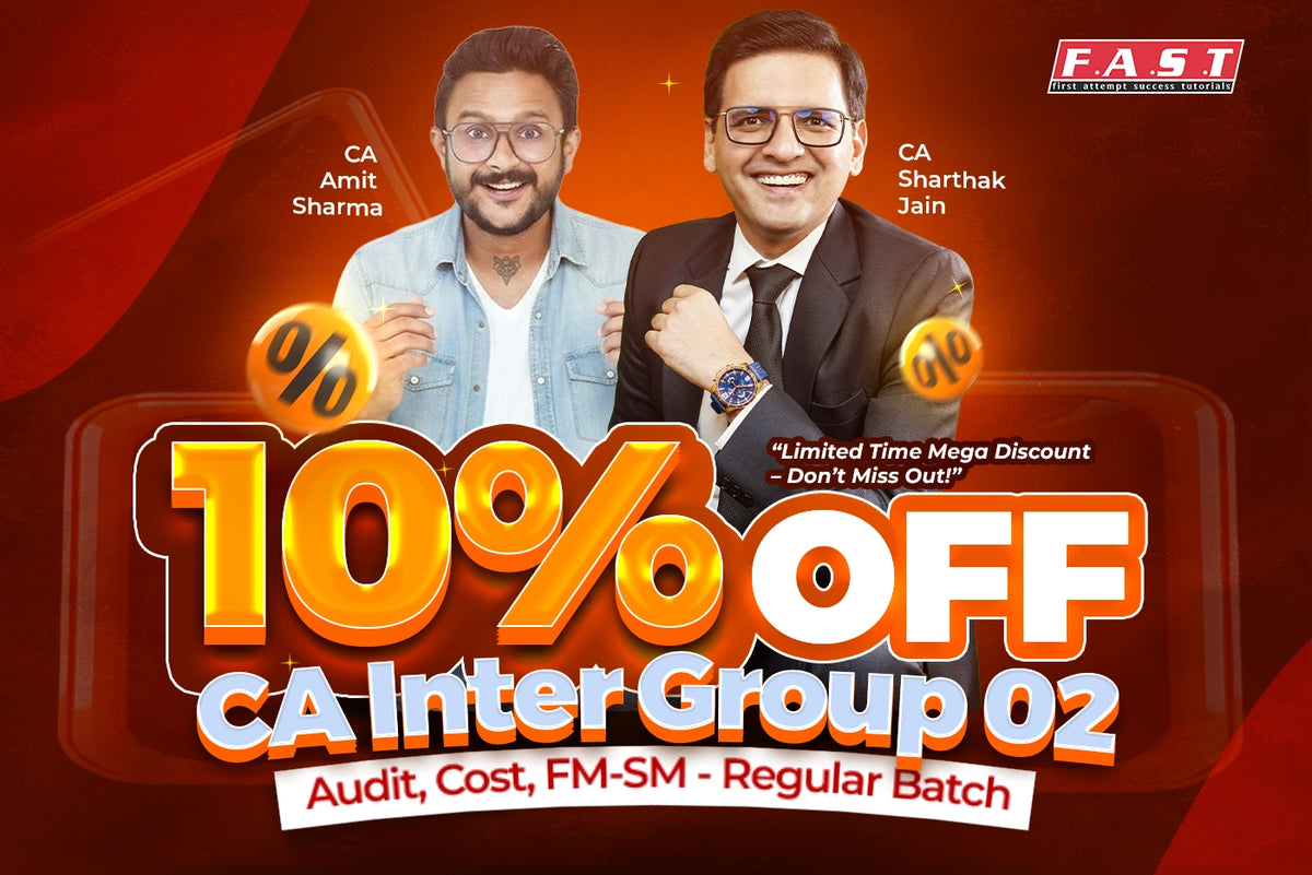 CA Inter Group 2 10% Off Regular Batch
