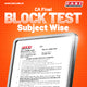 Subject Wise Block Tests