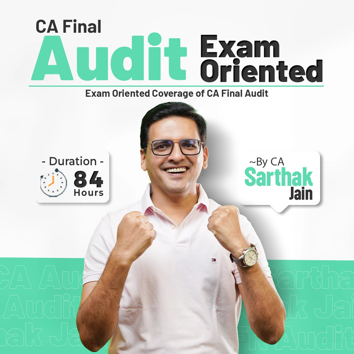 CA Final Audit Exam Oriented Batch by CA Sarthak Jain – Complete Audit Preparation (84 Hours)