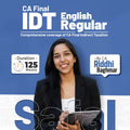 CA Final IDT Safal Regular Full English Nov 26 & Onwards