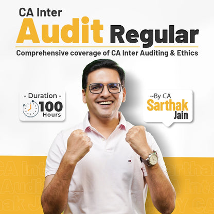 CA Inter Auditing & Ethics Regular Batch | Sep 26 Onwards | CA Sarthak Jain | 100 Hours