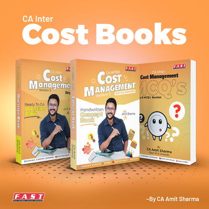 CA Inter Cost, FM & SM Regular Batch | Jan 27 Onwards | CA Amit Sharma