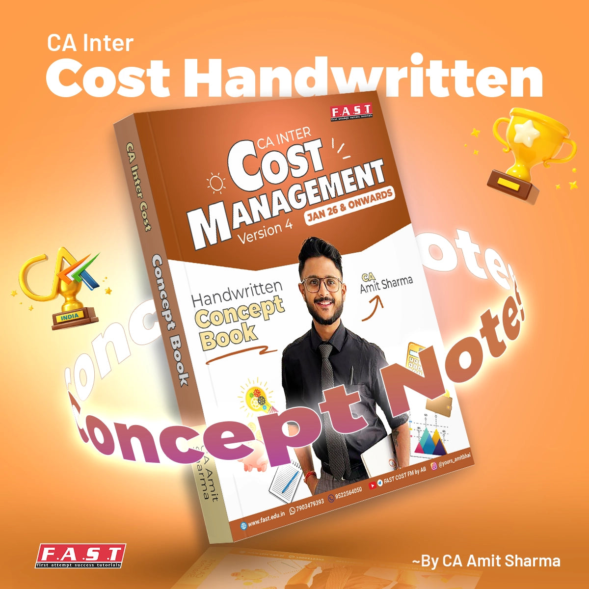 CA Inter Cost FM and SM Books