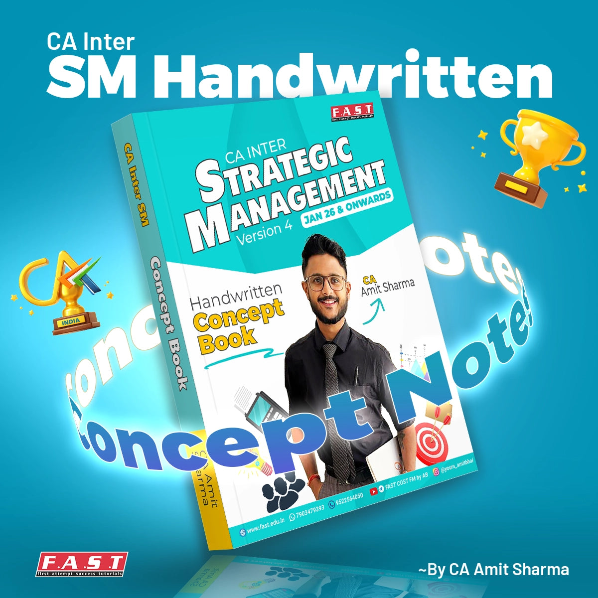 CA Inter Cost FM and SM Books