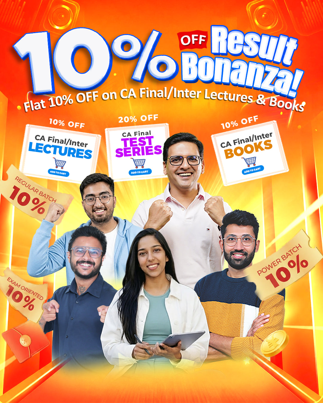 FAST Education CA Final Result Bonanza – 10% Off on Lectures & Books