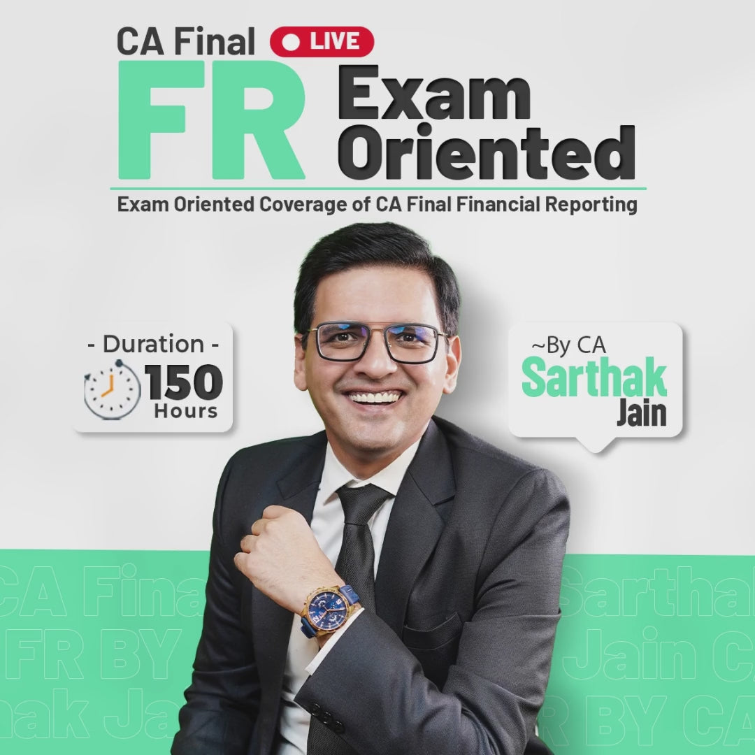 Load video: CA Final FR Exam Oriented